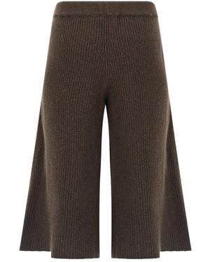 Nude - Ribbed Bermuda Shorts