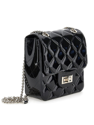 Monnalisa - MONNALISA Black PVC Chanel Boy Style