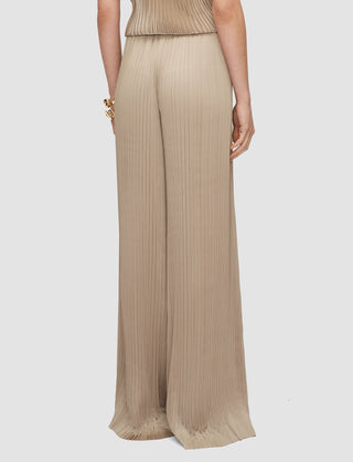Joseph - Amber Pleated Satin Trousers