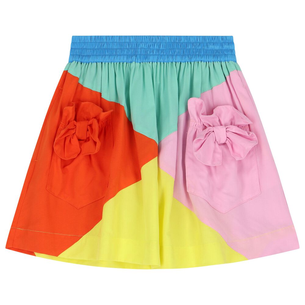 Stella McCartney Kids - Girls Multi-Coloured Bow Skirt