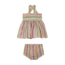 Stella McCartney Kids - Baby Girls Multi/Print Pastel Stripes Dress