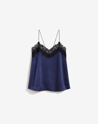 Iro - Newin Silk Camisole in Ink Blue