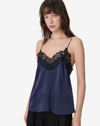 Iro - Newin Silk Camisole in Ink Blue