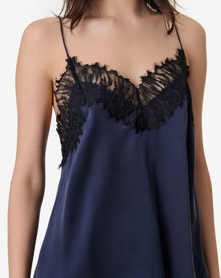 Iro - Newin Silk Camisole in Ink Blue