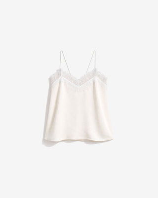 Iro - Newin Silk Camisole in Vanilla Butter