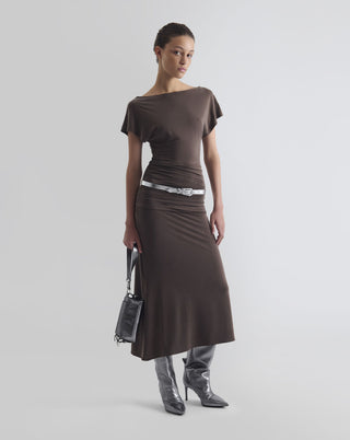 Iro Paris - LONG DRESS WITH BOAT NECK