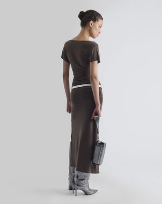 Iro Paris - LONG DRESS WITH BOAT NECK