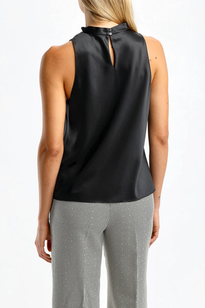 Theory top high cowl in black