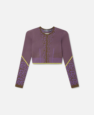 Adidas by Stella McCartney TrueStrength Seamless Long Sleeve Yoga Top