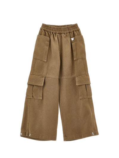 Monnalisa Fluid gabardine trousers