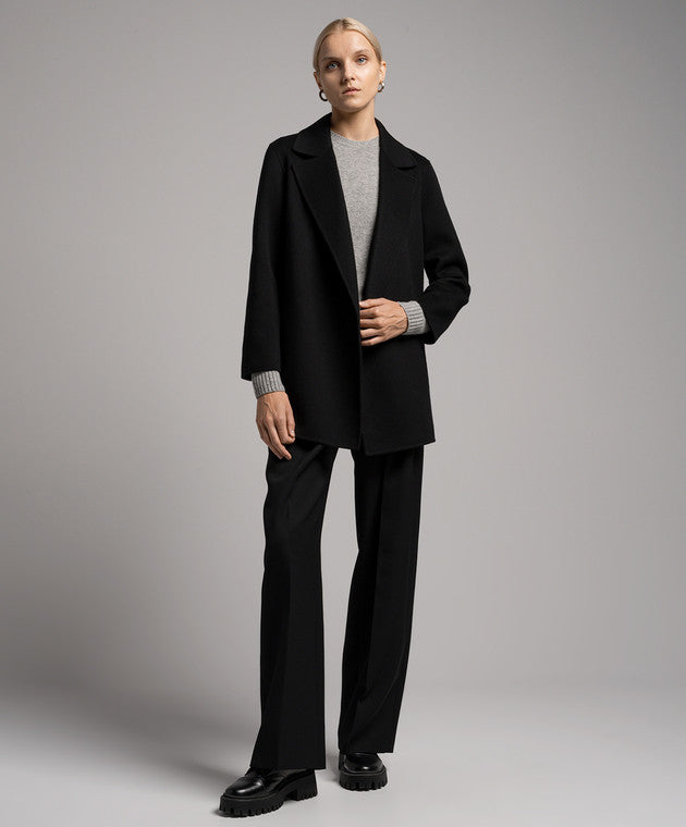 Theory black wool and cashmere jacket