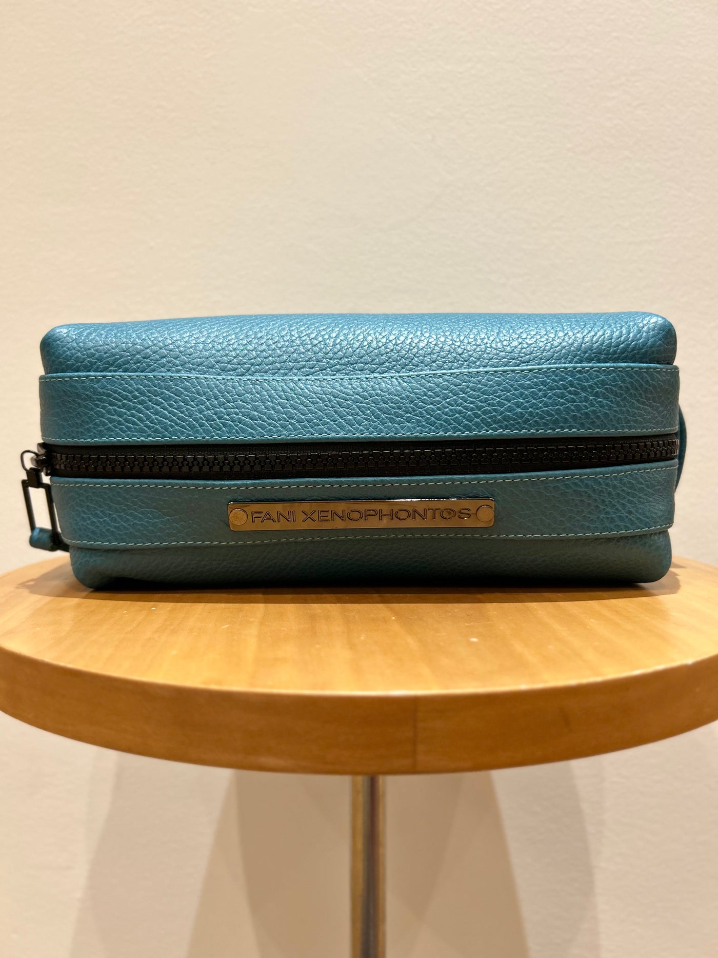 Fani Xenophontos big square pouch leather bag