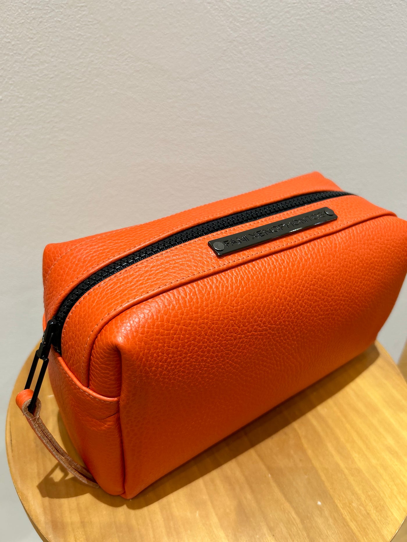 Fani Xenophontos big square pouch leather bag