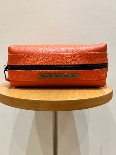 Fani Xenophontos big square pouch leather bag