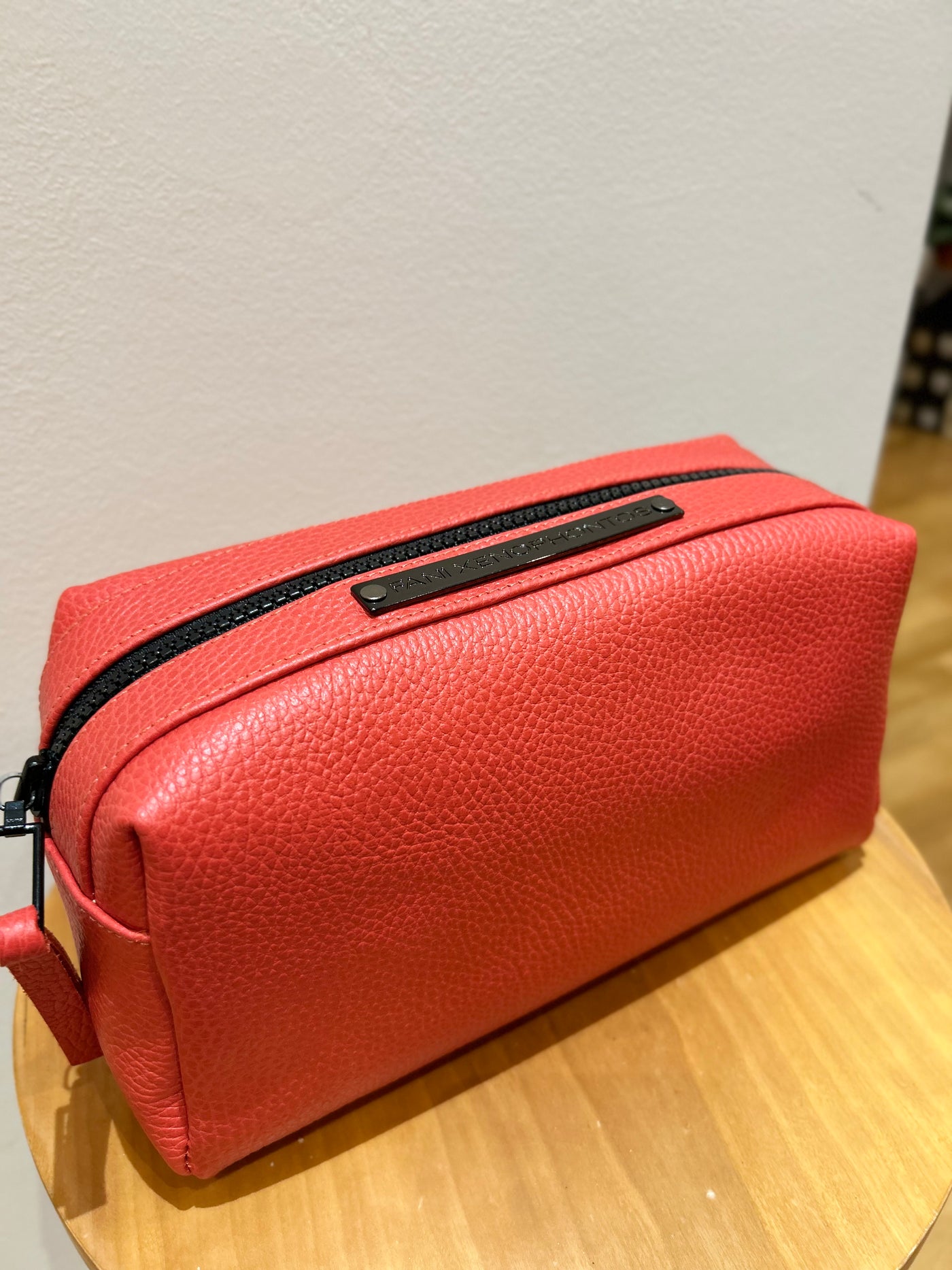 Fani Xenophontos big square pouch leather bag