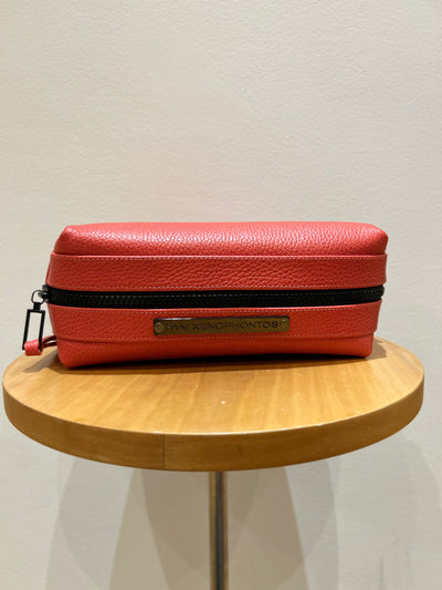 Fani Xenophontos big square pouch leather bag