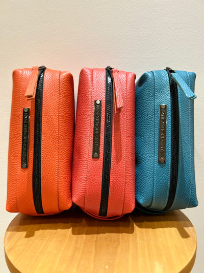 Fani Xenophontos big square pouch leather bag