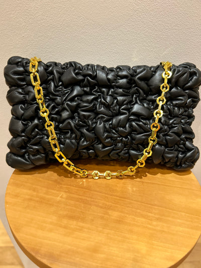 Fani Xenophontos Elasticated small bag with chain