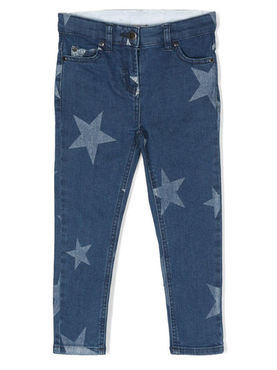 Stella McCartney star-print slim-fit jeans