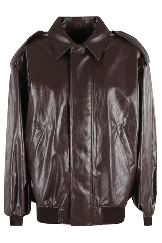 Federica Tosi - Metal Leather Bomber