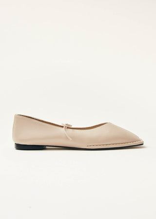 Alohas - Sway Cream Leather Ballet Flats