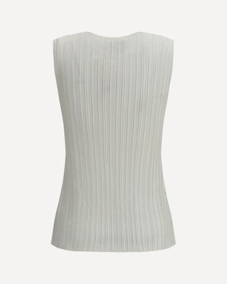 Gongdid Design - Light Denim Vest in White