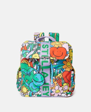 Stella McCartney Kids - Earth Friends Print Buckle Backpack