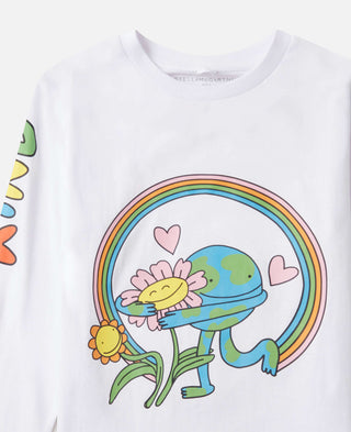 Stella McCartney Kids - Earth Friends Graphic Long-Sleeve Top