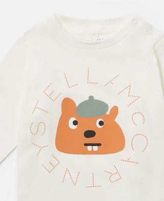 Stella McCartney Kids - Squirrel Graphic Long-Sleeve Top