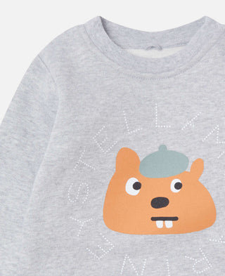 Stella McCartney Kids - Squirrel Graphic Crewneck Sweatshirt