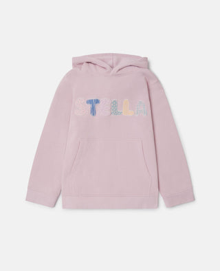 Stella McCartney Kids - Logo Graphic Embroidered Hoodie