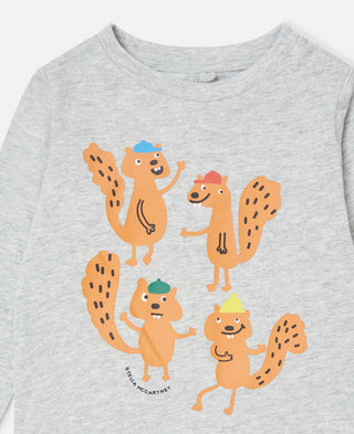 Stella McCartney Kids - Squirrel Graphic Long-Sleeve Top