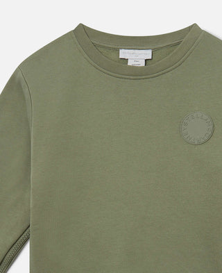 Stella McCartney Kids - Logo Medallion Crewneck Sweatshirt