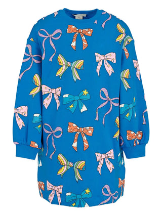 Stella McCartney Kids - Girls Blue Bow Dress