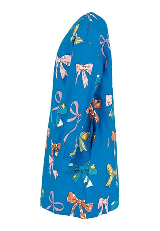 Stella McCartney Kids - Girls Blue Bow Dress