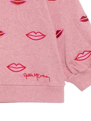 Stella McCartney Kids - Lip-embellished Sweatshirt