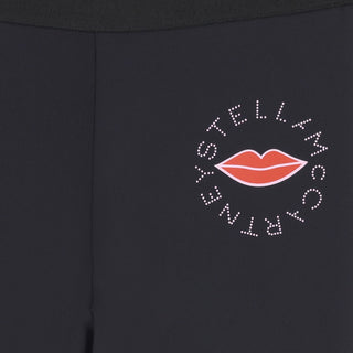Stella McCartney Kids - Girls Black Logo Leggings