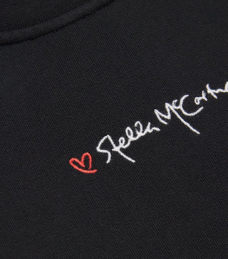 Stella McCartney Kids - Black Organic Cotton Logo Sweatshir