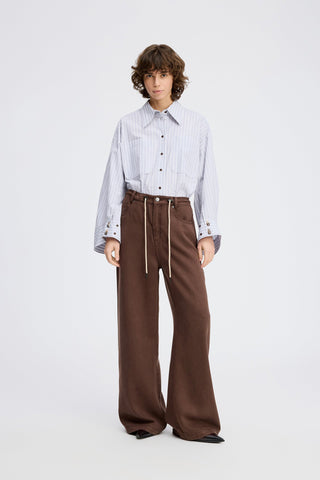 Munthe - Obey Pants in Mocca