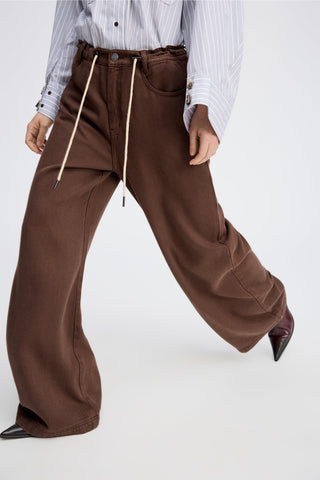 Munthe - Obey Pants in Mocca