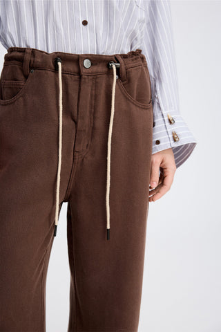 Munthe - Obey Pants in Mocca