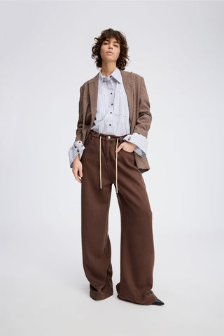 Munthe - Obey Pants in Mocca