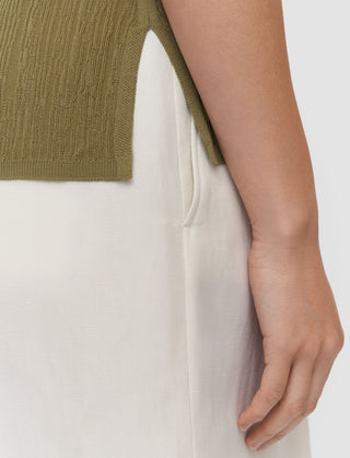 Joseph - Aliane Crinkle Viscose Polo Top