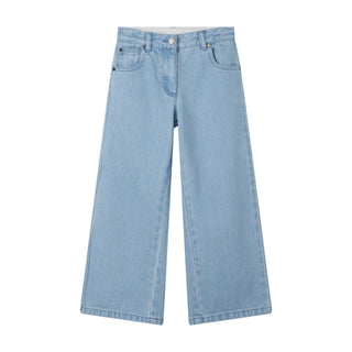Stella McCartney Kids - Mid-Rise Wide-Leg Denim Jeans