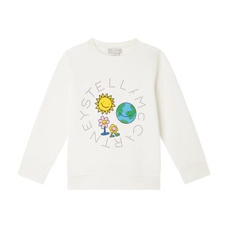 Stella McCartney Kids - Earth Friends Graphic Crewneck Sweatshirt