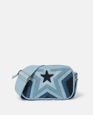 Stella McCartney Kids - Star Motif Denim Crossbody Bag