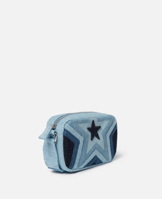 Stella McCartney Kids - Star Motif Denim Crossbody Bag