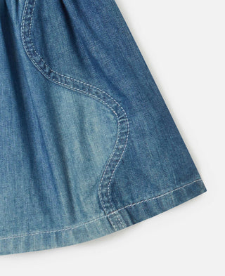 Stella McCartney Kids - Denim Tiered Dress