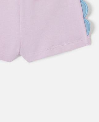 Stella McCartney Kids - Scallop Trim Sweat Shorts