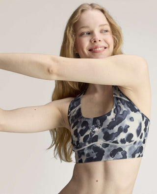 Adidas by Stella McCartney - TruePurpose Leopard Print Power Impact Training Bra